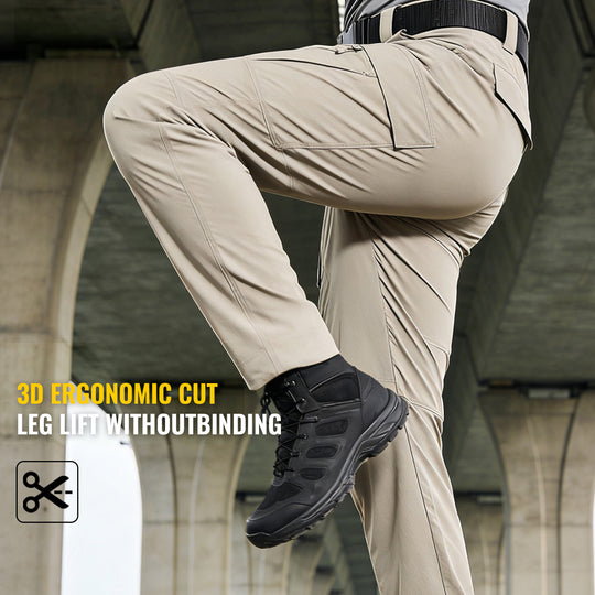 ChillDry – Lightweight Quick-Dry Cargo Pants In Khaki For Summer Comfort & Daily Commute