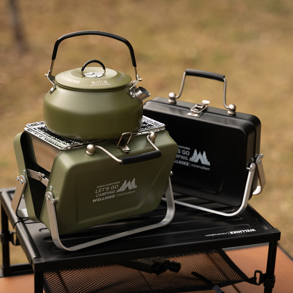 FoldFlame – Foldable Mini BBQ Grill For Camping, Picnics & Outdoor Cooking