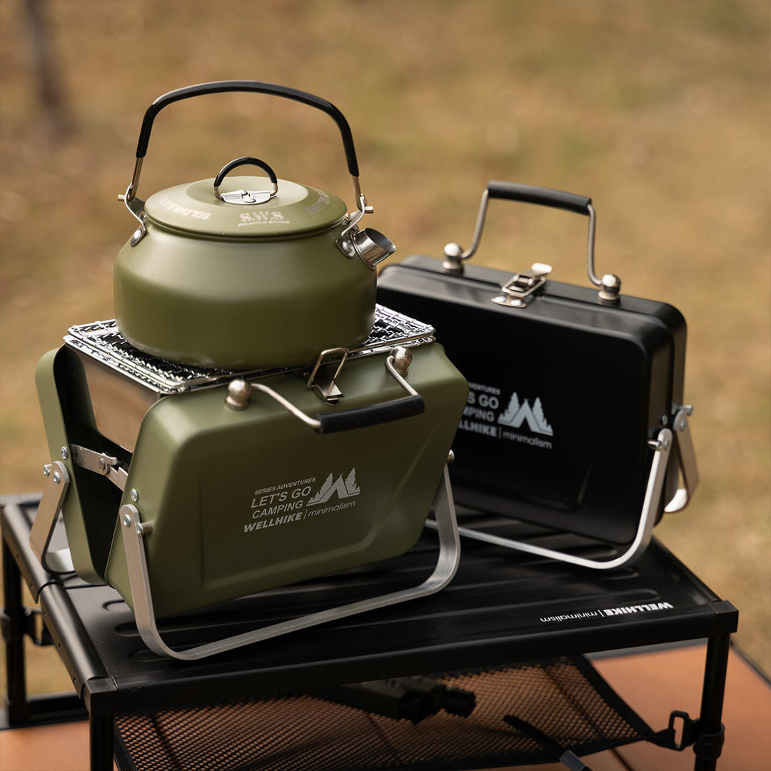 FoldFlame – Foldable Mini BBQ Grill For Camping, Picnics & Outdoor Cooking