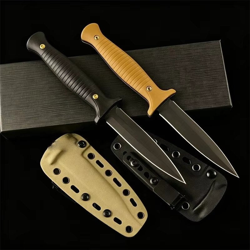 The Rovexis: 7CR13 Steel EDC Full Tang Knife with K-Sheath