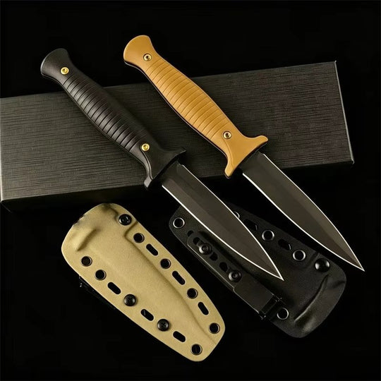 The Rovexis: 7CR13 Steel EDC Full Tang Knife with K-Sheath