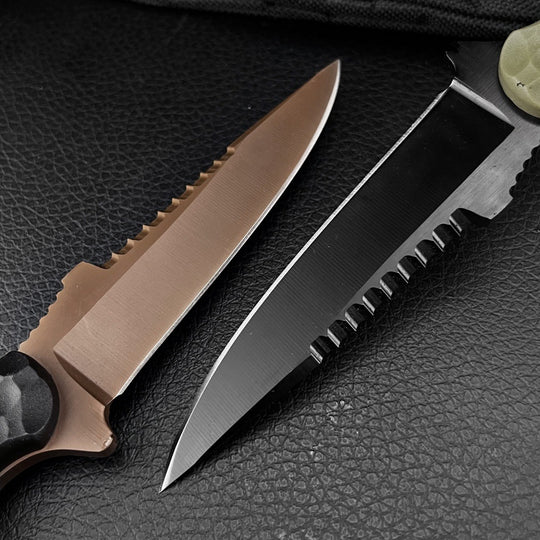 The Krypton:Durable One-Piece Steel Forged Fixed Blade Knife