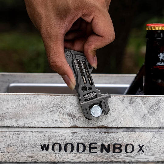 Talon - Upgraded Titanium Pocket Wrench With Knife & Multi-Tools For EDC