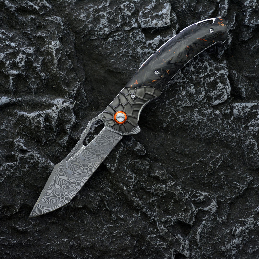 The Nightflare – VG10 Damascus EDC Folding Knife