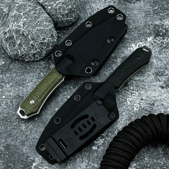 TheDrifter:Compact Outdoor 8Cr13MoV Steel Fixed Blade EDC Knife