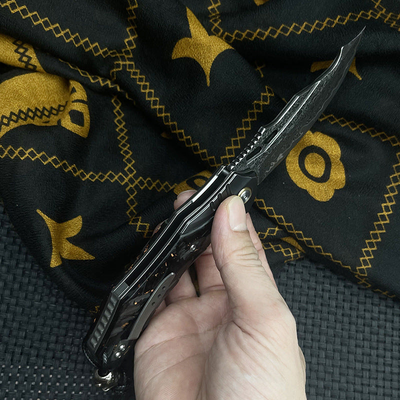 Eclipse Edge - VG10 Damascus Folding Knife