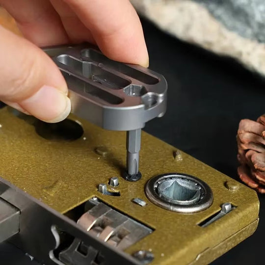 Toolvex:Titanium 3-IN-1 EDC Screwdriver Wrench & Utility Tool