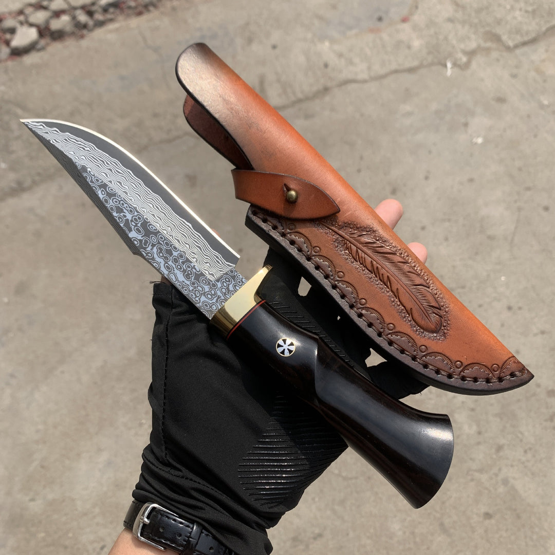 Backbone of Steel:SKD-11 Tri-Layer Hand-Forged Wilderness Survival Knife