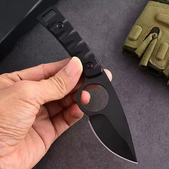 The Velto:Mini Multi-Tool Neck Knife with Whistle & Fire Starter