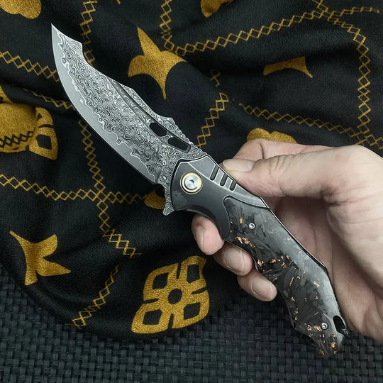 Eclipse Edge - VG10 Damascus Folding Knife