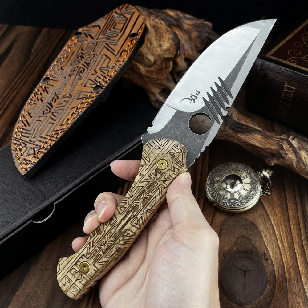 Rune Blade – Fixed Blade Survival Knife with 8Cr13MoV Steel