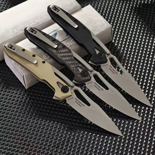The Renvik:CPM 20CV Steel Portable Sharp Blade EDC Folding Knife