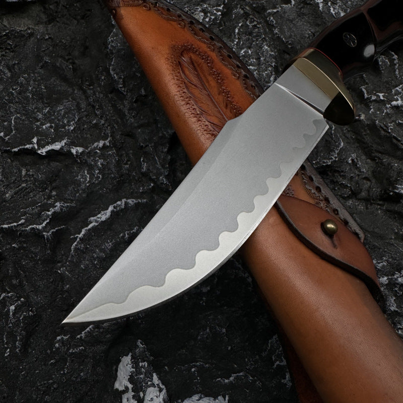 Backbone of Steel:SKD-11 Tri-Layer Hand-Forged Wilderness Survival Knife