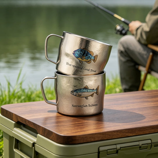 The Finor:Titanium Mini Lightweight Mug Outdoor Cup