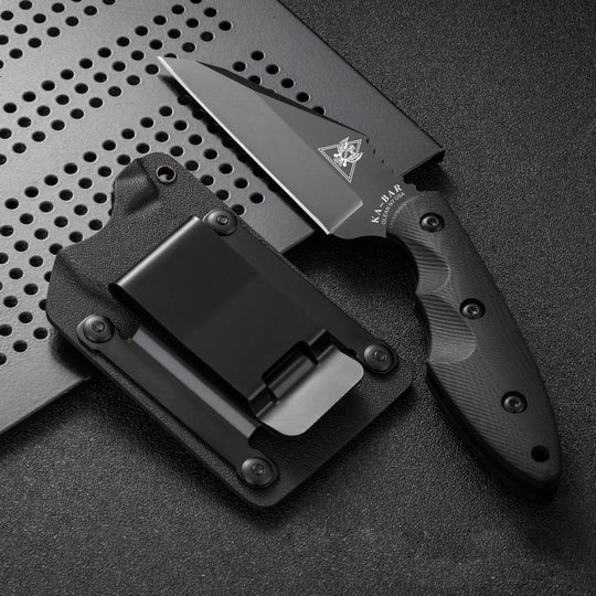 The SlantEdge:5Cr13 Steel Survival Fixed Blade Pocket Knife