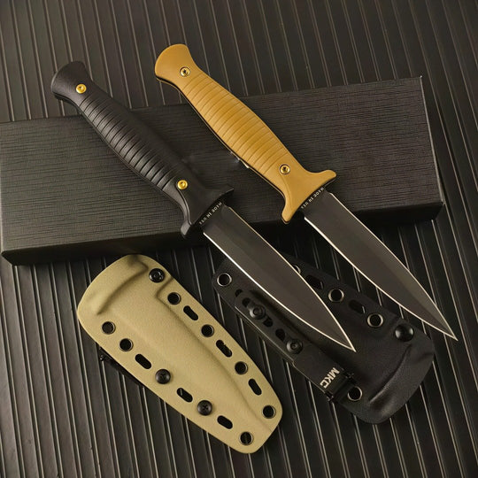 The Rovexis: 7CR13 Steel EDC Full Tang Knife with K-Sheath