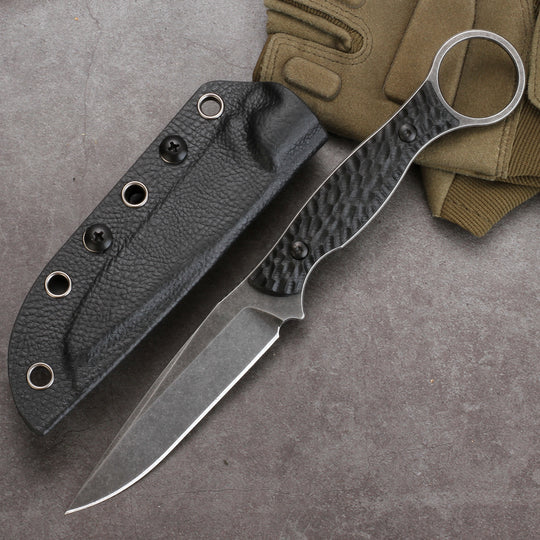 Ironveil – 5CR15MOV Steel CNC Precision Tactical Fixed EDC Knife