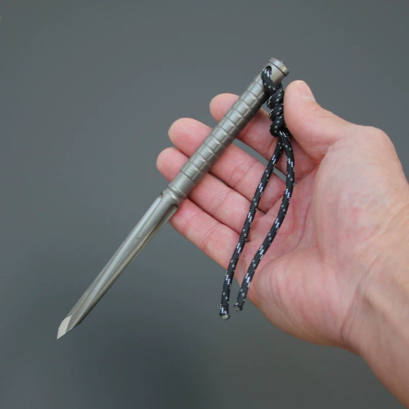 TitanSpike:Titanium Tactical Utility EDC Tool with K-Sheath
