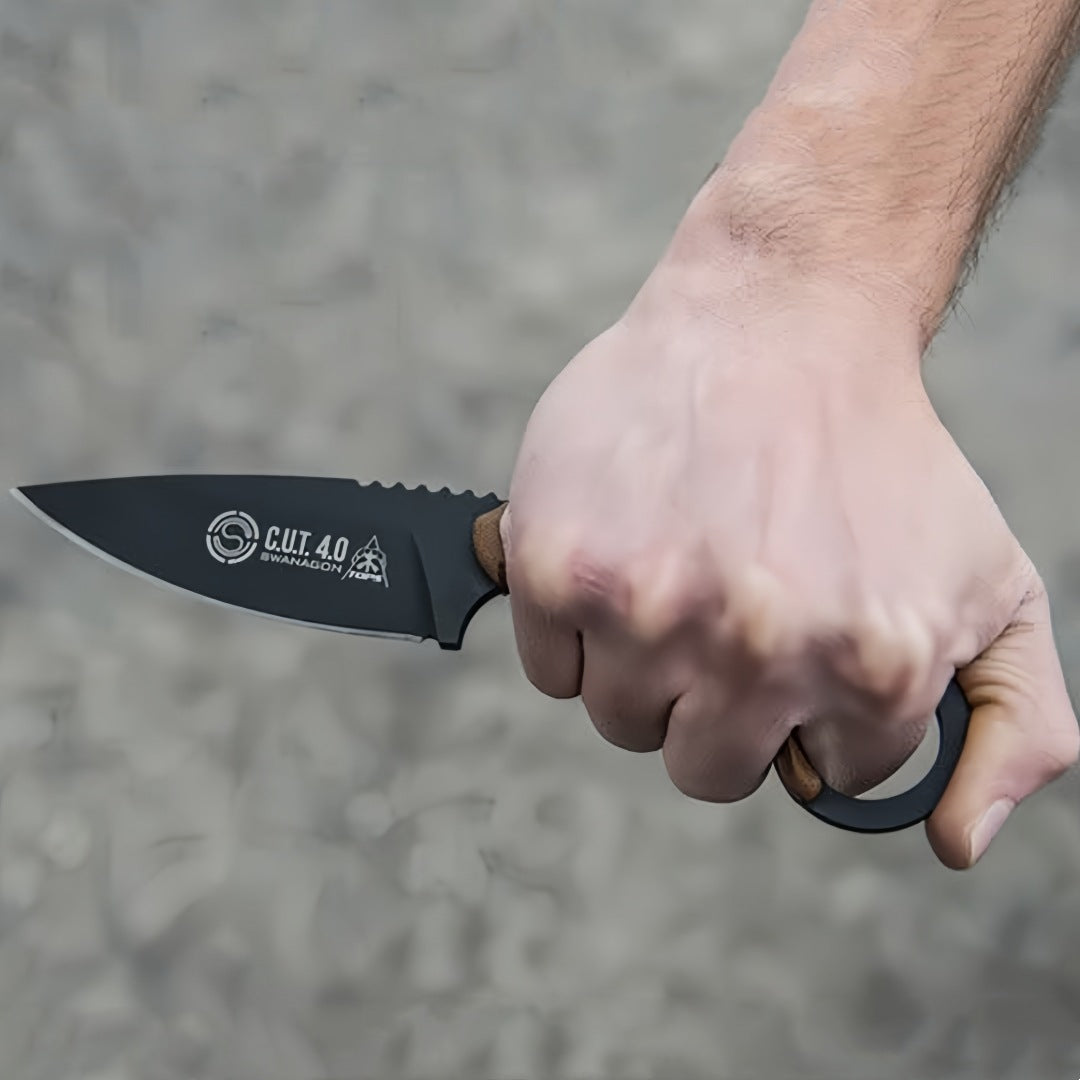 AshRidge – 1095 High-Carbon EDC Fixed Blade Knife