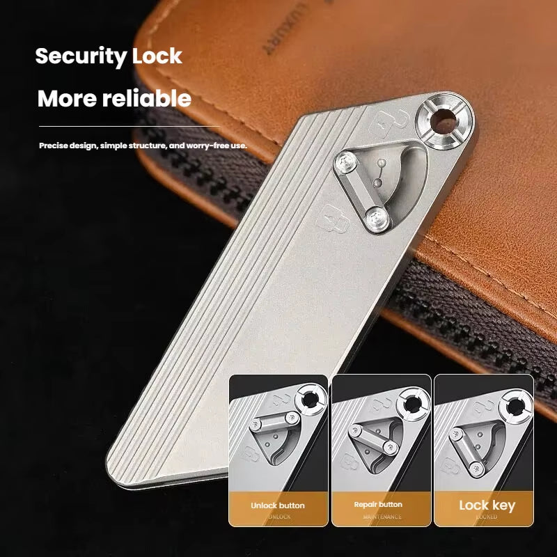 TiFlex EDC Utility Knife – One-Handed, Quick-Change Blade, Playful & Portable