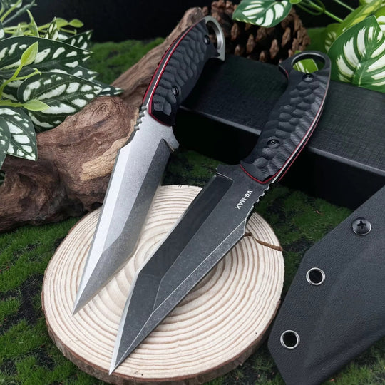 The Tharvex:7Cr13MoV Fixed Blade Survival G10 HandleEDC Knife