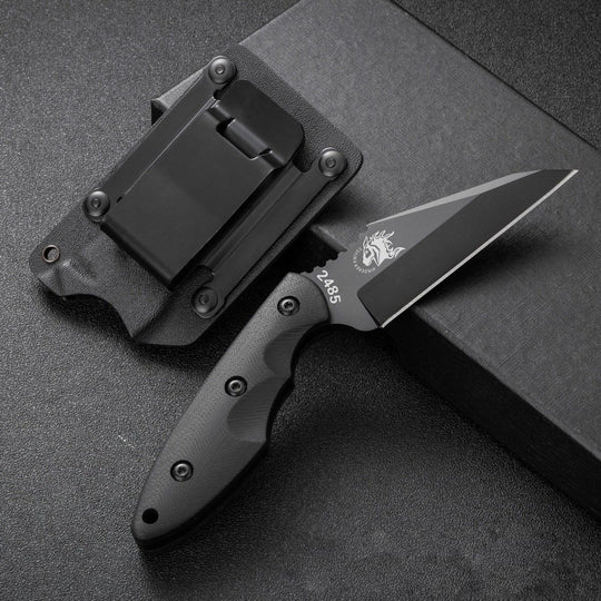 The SlantEdge:5Cr13 Steel Survival Fixed Blade Pocket Knife