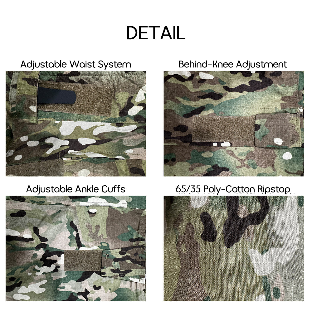 Outpost - Waterproof Camo Tactical Pants For Hiking, Airsoft & Daily Wear