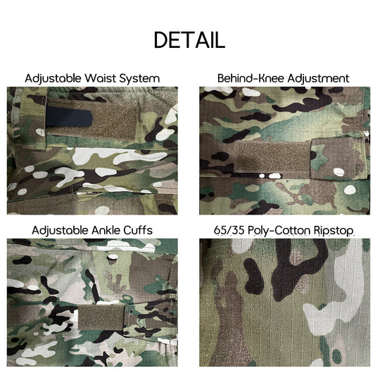 Outpost - Waterproof Camo Tactical Pants For Hiking, Airsoft & Daily Wear