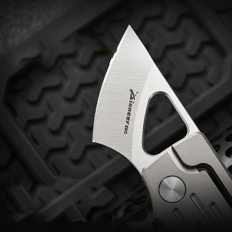 The Nomad:4C28N Titanium Mini EDC Folding Knife