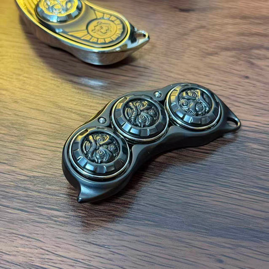 TriCore Pod – Precision All-Metal EDC Fidget Toy