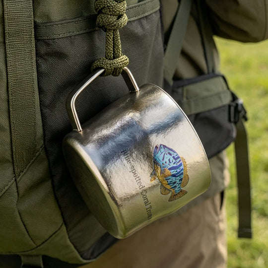 The Finor:Titanium Mini Lightweight Mug Outdoor Cup