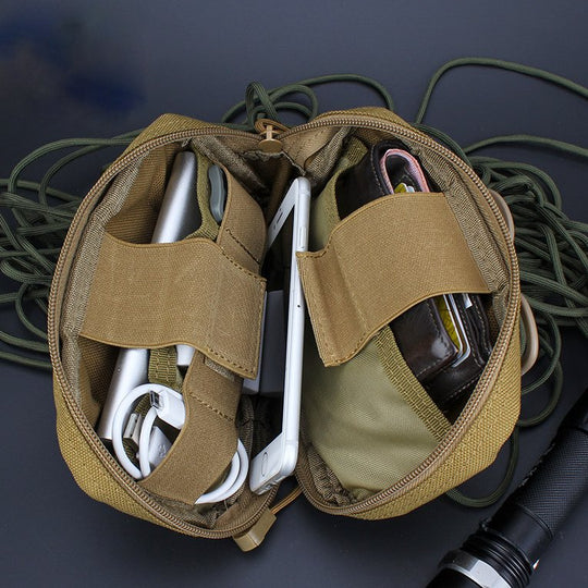 The TrekPod: Cordura Fabric Tactical Belt MOLLE Phone Waist Pack