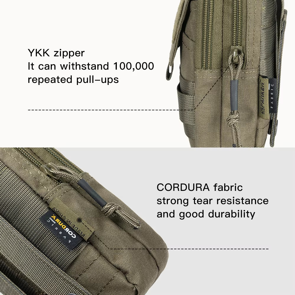 NomadNest:MOLLE Utility Tactical Modular EDC Pouch