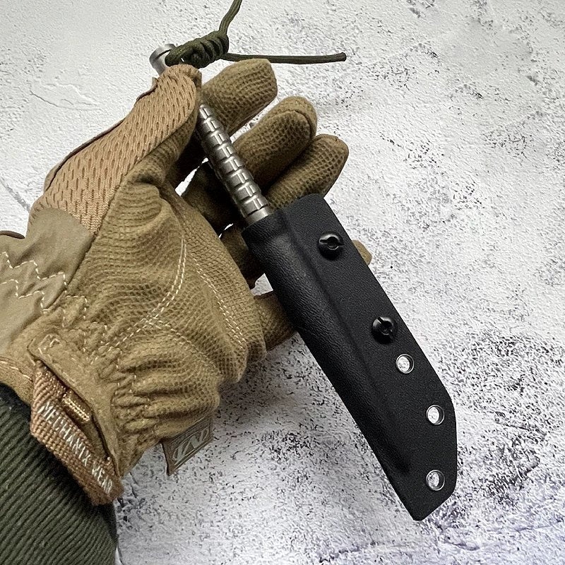 TitanSpike:Titanium Tactical Utility EDC Tool with K-Sheath