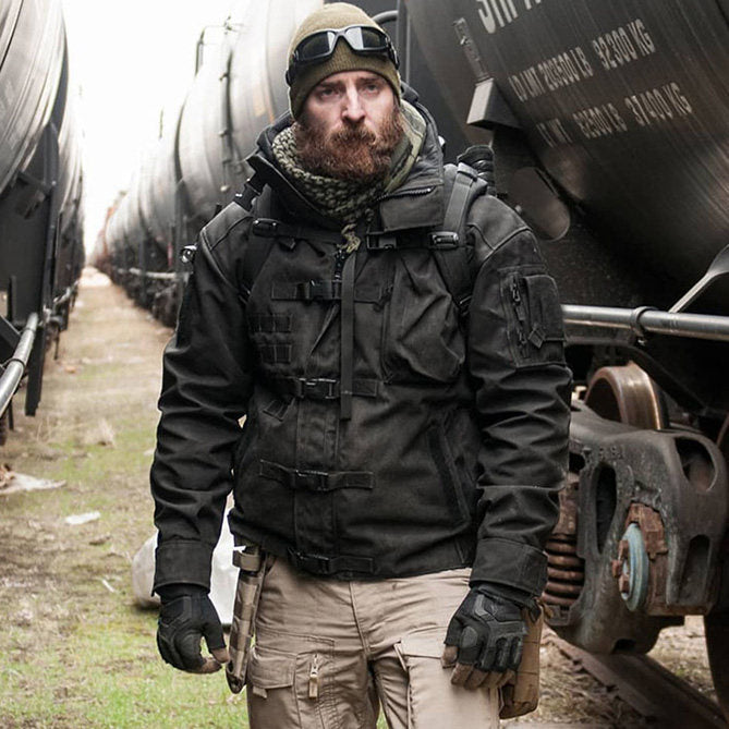 Invisible Fortress:Windproof Anti-Stab Anti-Scratch Wear-Resistant Tactical Men Jacket