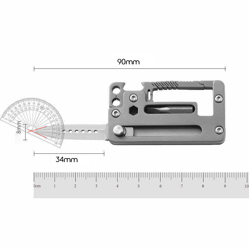 Pico - Mini Titanium Multi-Tool Knife Ultra-Compact EDC Utility Tool for Everyday Carry