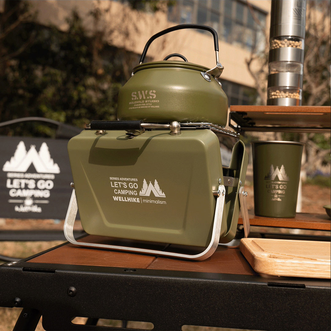 FoldFlame – Foldable Mini BBQ Grill For Camping, Picnics & Outdoor Cooking