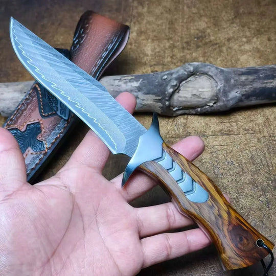 ZenGuard- Damascus Ironwood Chef Knife