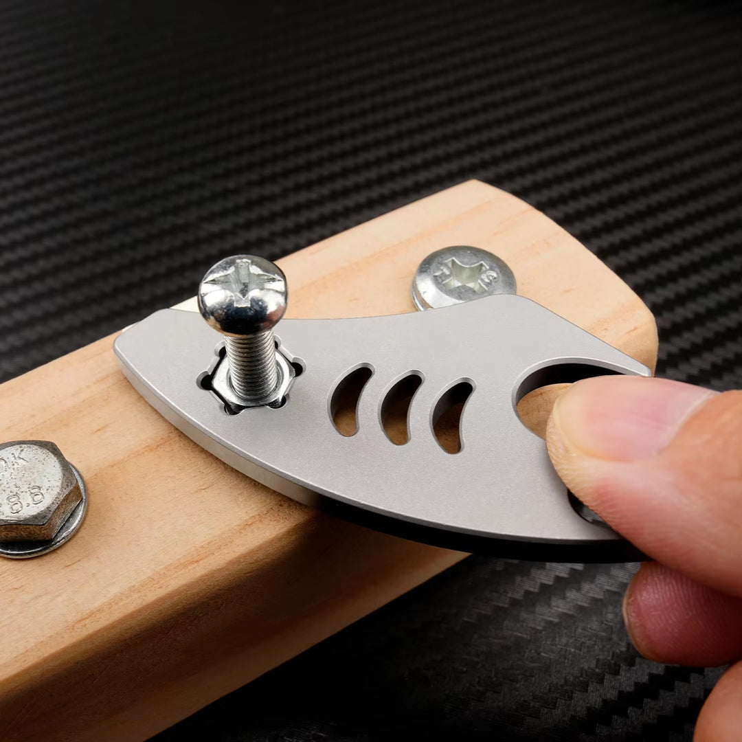 The Mako:Titanium EDC Pry Bar, Screwdriver Pocket Multi-Tool
