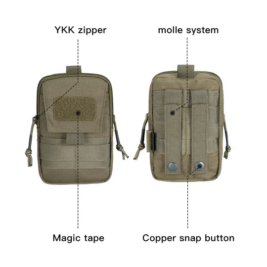 NomadNest:MOLLE Utility Tactical Modular EDC Pouch