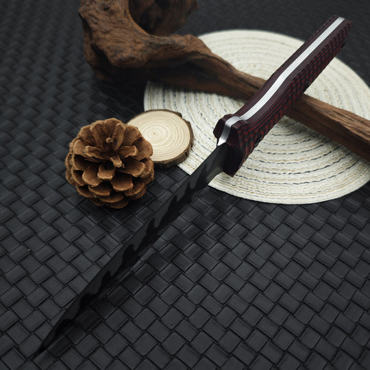 Crimson Snake:Camping & Survival Full-Tang Fixed Blade EDC Knife