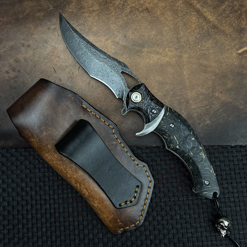 Shadowfang – VG10 Damascus Steel EDC Knife