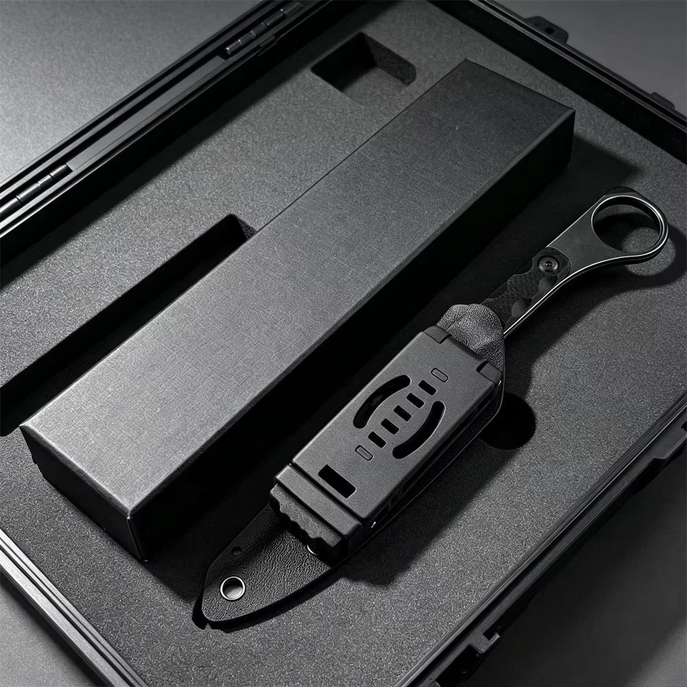 The Ice Pick:Triangular Spike EDC Fixed Blade Knife with K-Sheath