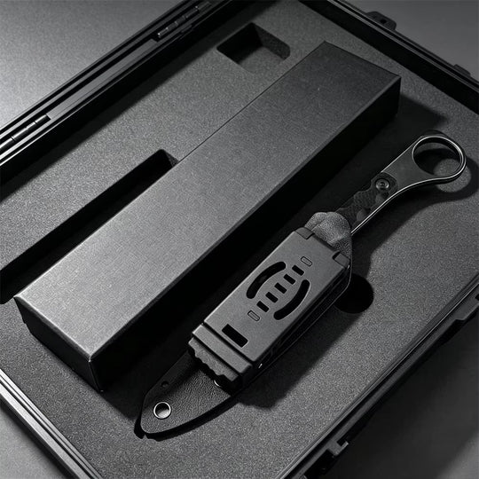 The Ice Pick:Triangular Spike EDC Fixed Blade Knife with K-Sheath