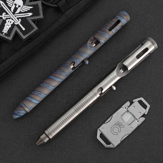The BoltX:Titanium Mechanical Bolt Action EDC Tactical Pen