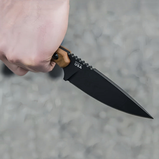 AshRidge – 1095 High-Carbon EDC Fixed Blade Knife