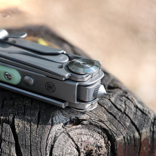 The Pioneer: D2 Steel 8-in-1 Pocket Outdoor Multi-Tool EDC Gear