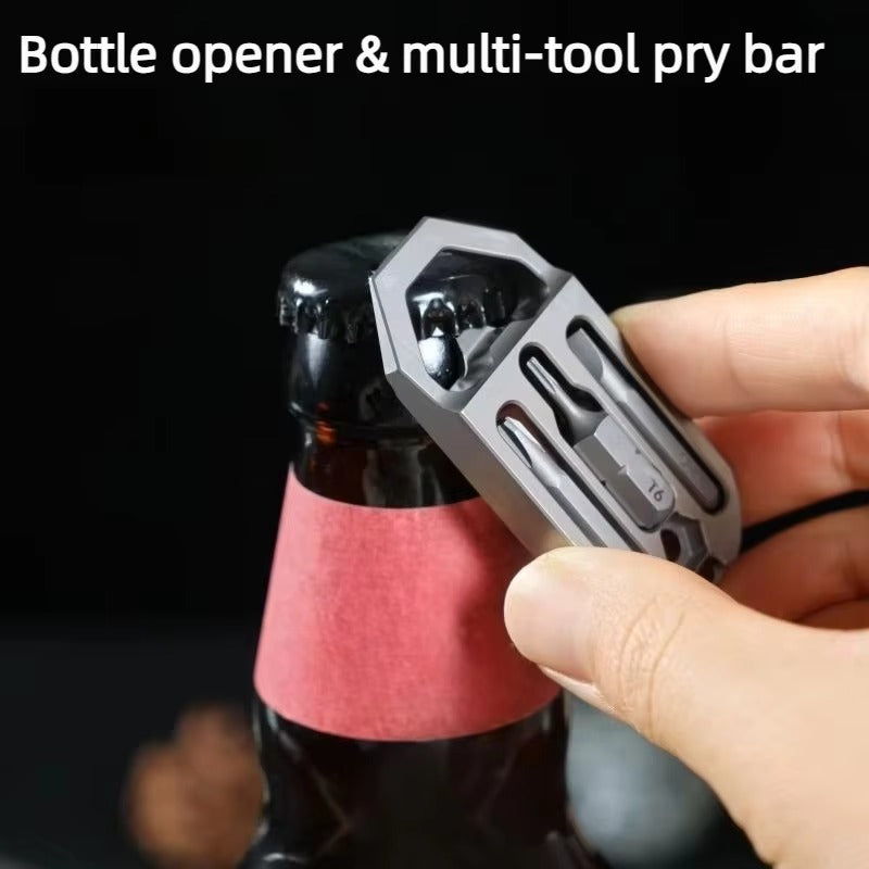 Toolvex:Titanium 3-IN-1 EDC Screwdriver Wrench & Utility Tool