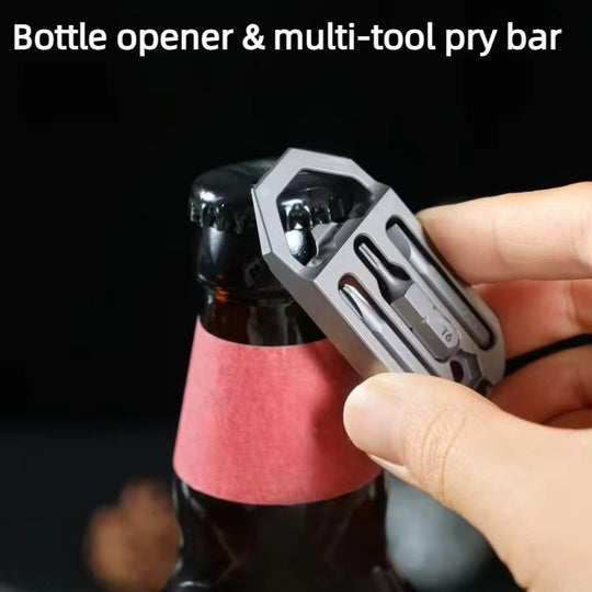 Toolvex:Titanium 3-IN-1 EDC Screwdriver Wrench & Utility Tool