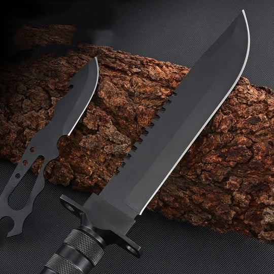 JungleKing – 8Cr19MoV Full-Tang EDC Fixed Blade Knife